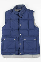 Navy Down Vest