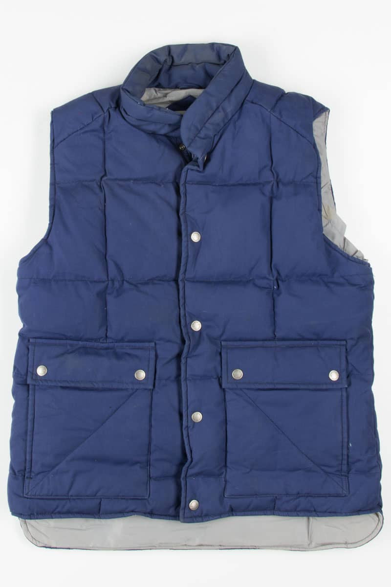 Navy Down Vest