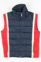 Vintage Vertical Stripe Ski Vest