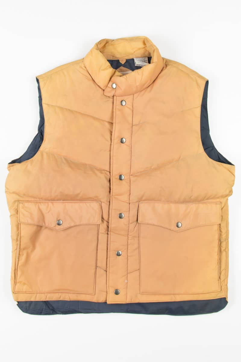 Discolored Tan Goose Down Vest