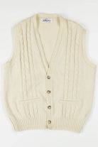 Cable Knit Sweater Vest 1