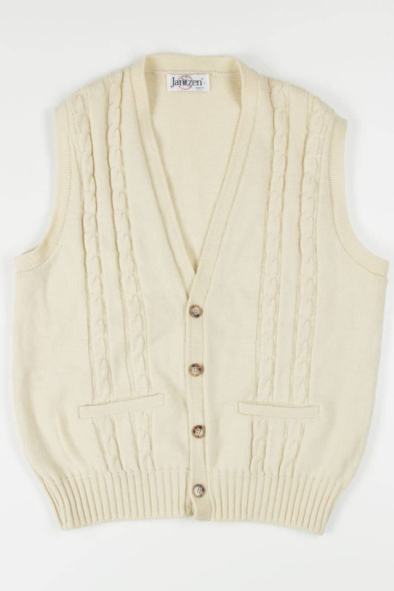 Cable Knit Sweater Vest 1