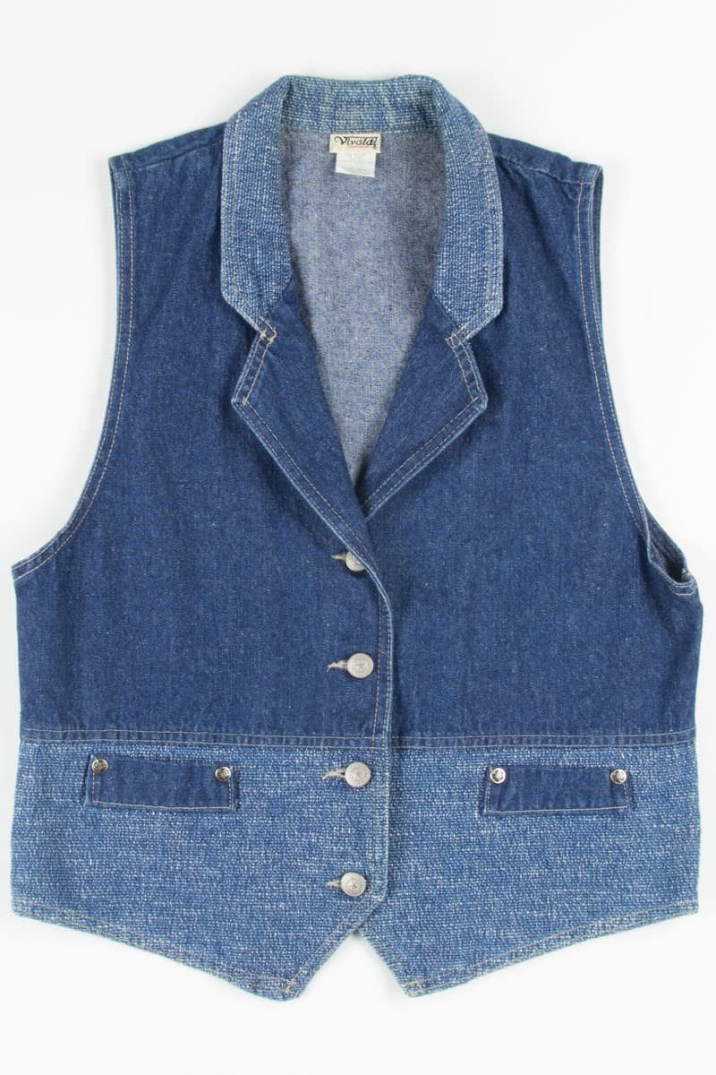 Tailored Denim Vest