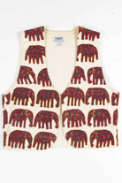 Vintage Bohemian Elephant Vest