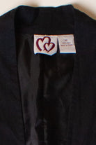 Vintage Black Silk Vest (2000s)