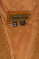 Vintage Tan Europe Craft Suede Leather Vest (1990s)
