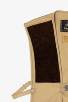 Vintage Black Sheep Suede Leather Hunting Vest (1970s)