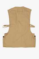 Vintage Black Sheep Suede Leather Hunting Vest (1970s)