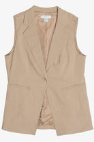 Vintage Christopher & Banks Khaki Vest (2000s)
