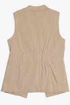 Vintage Christopher & Banks Khaki Vest (2000s)