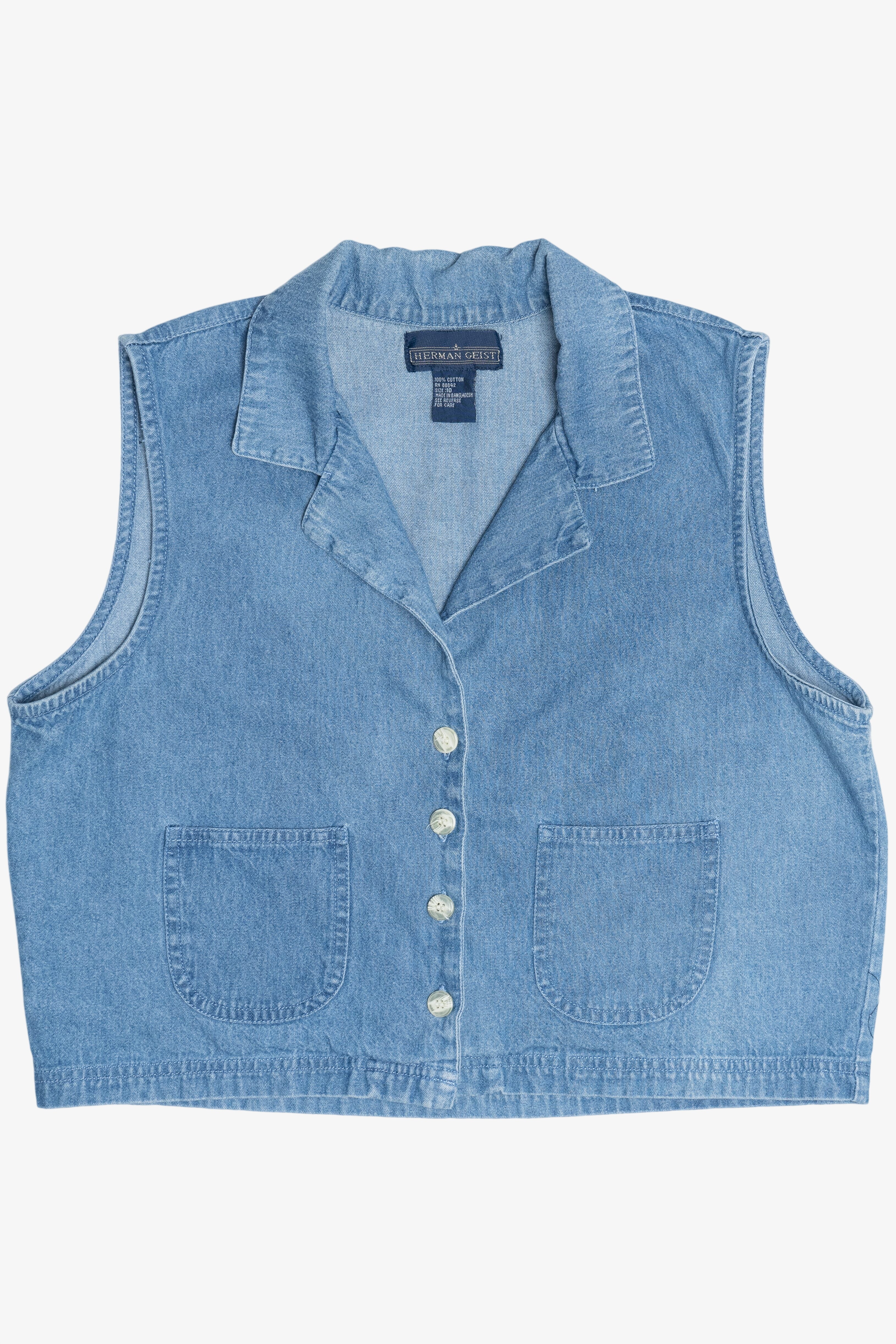 Vintage Herman Geist Lightweight Cotton Sleeveless Top (1990s)