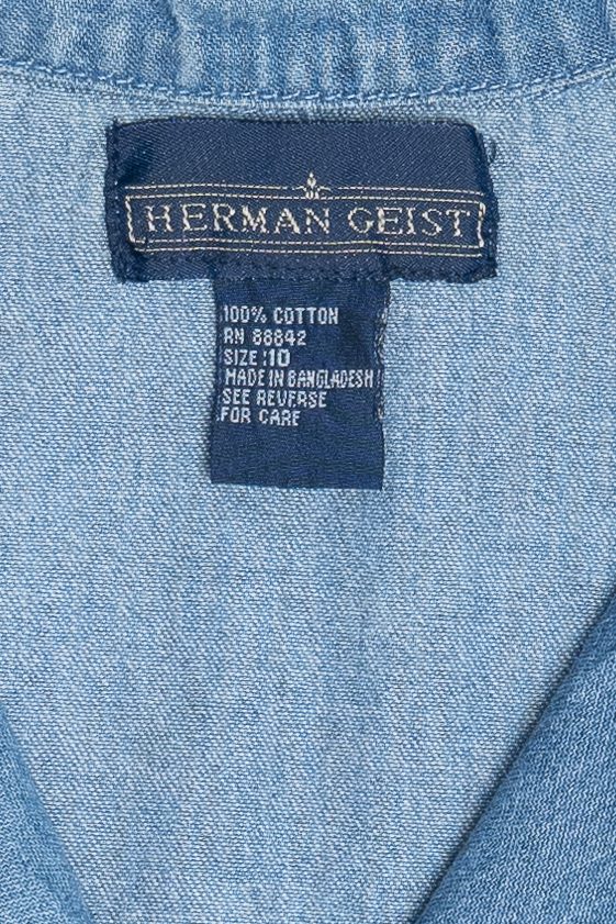 Vintage Herman Geist Lightweight Cotton Sleeveless Top (1990s)