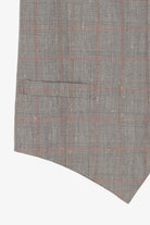 Vintage Gray Checkered Vest (1970s)