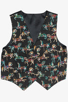 Decorative Carousel Horses Print Vest (1990s)