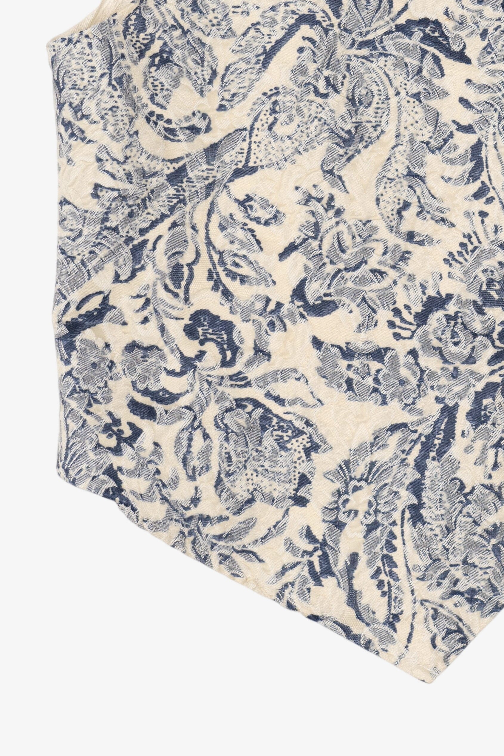 Vintage Light Blue Floral Vest (1990s)