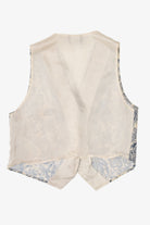 Vintage Light Blue Floral Vest (1990s)