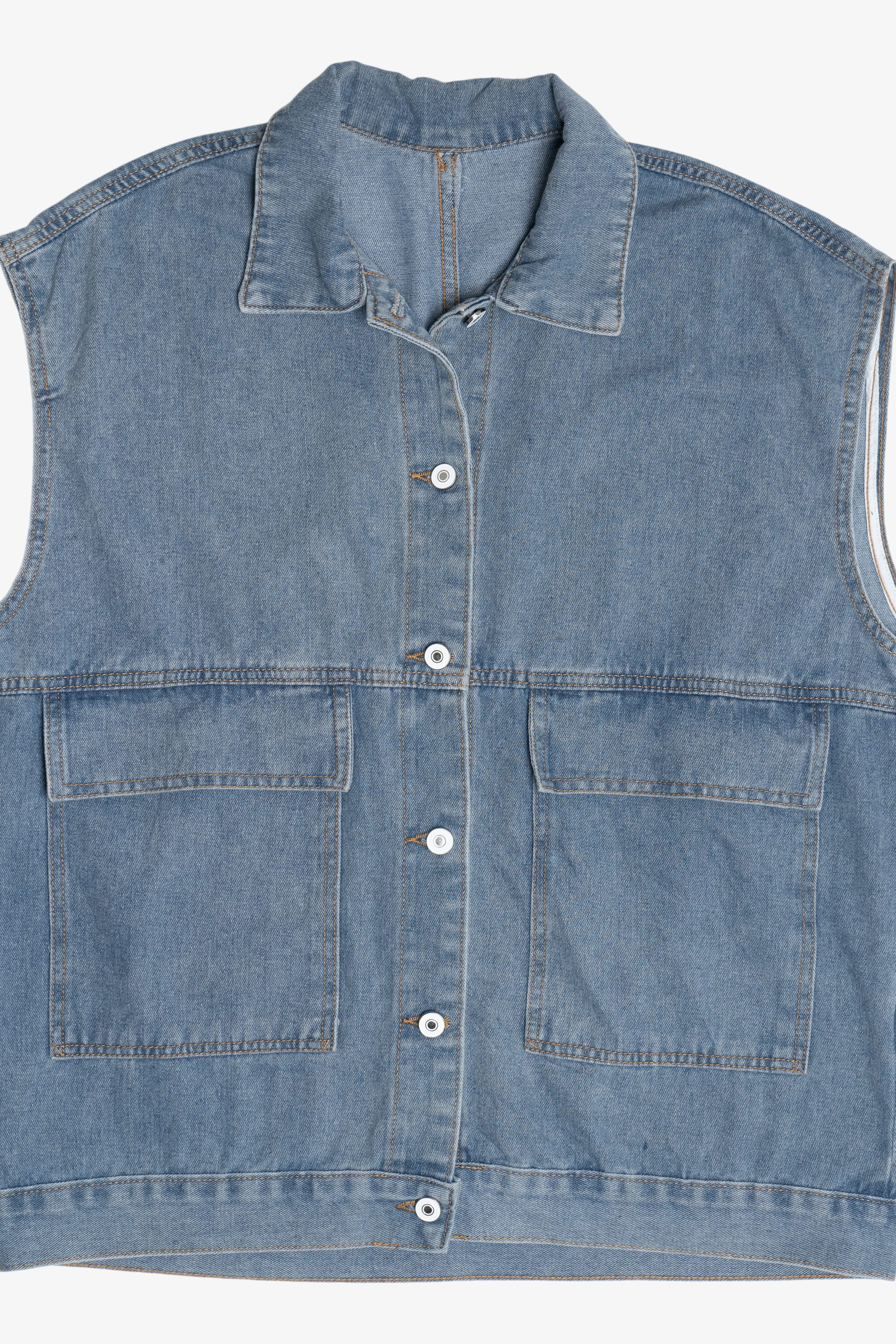 Double Pocket Denim Vest (2010s)