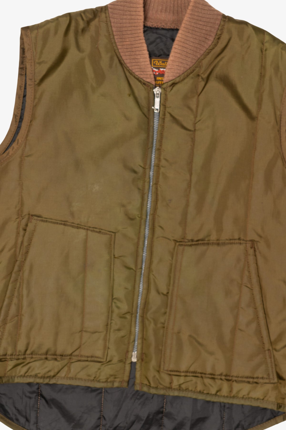 Vintage Olive Walls Blizzard-Pruf Insulated Vest (1980s)