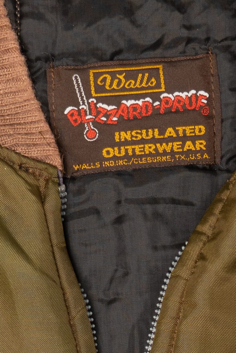 Vintage Olive Walls Blizzard-Pruf Insulated Vest (1980s)