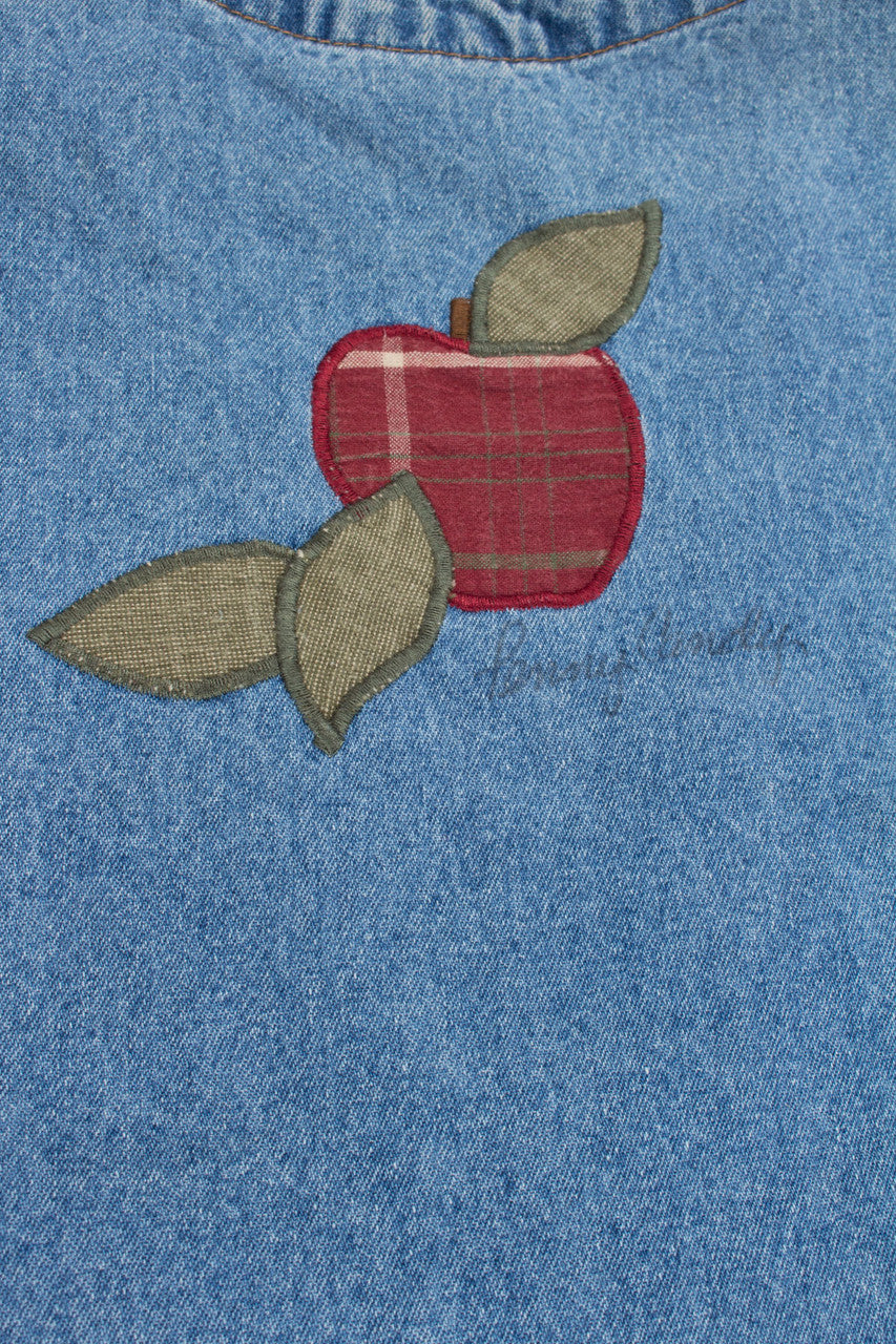 Apple Patches Denim Vest 188