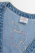 Apple Patches Denim Vest 188