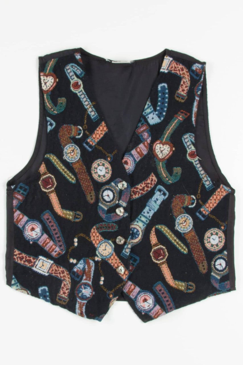 Vintage Woven Watches Vest 190