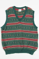 Green Knit Sweater Vest 204