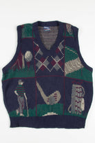 Vintage Golf Sweater Vest 216