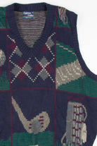 Vintage Golf Sweater Vest 216
