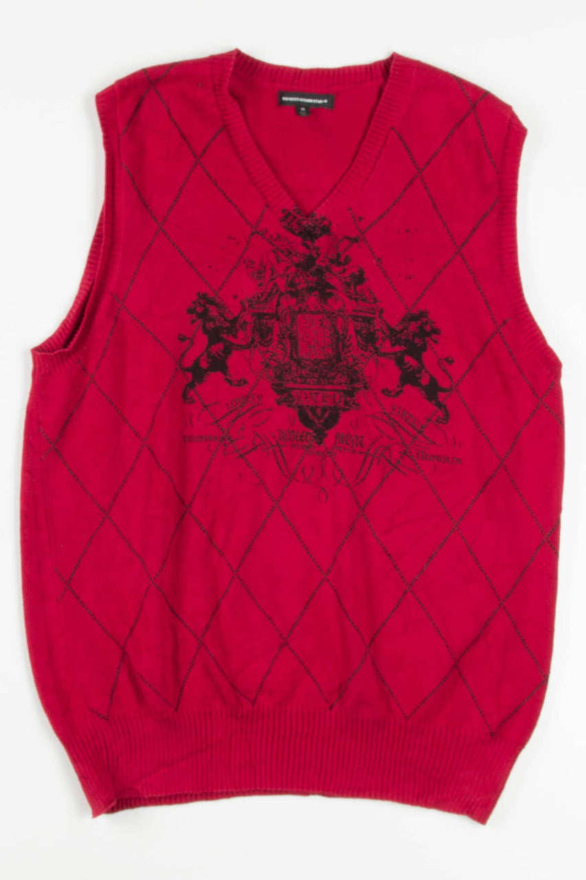 Lion Crest Sweater Vest 219