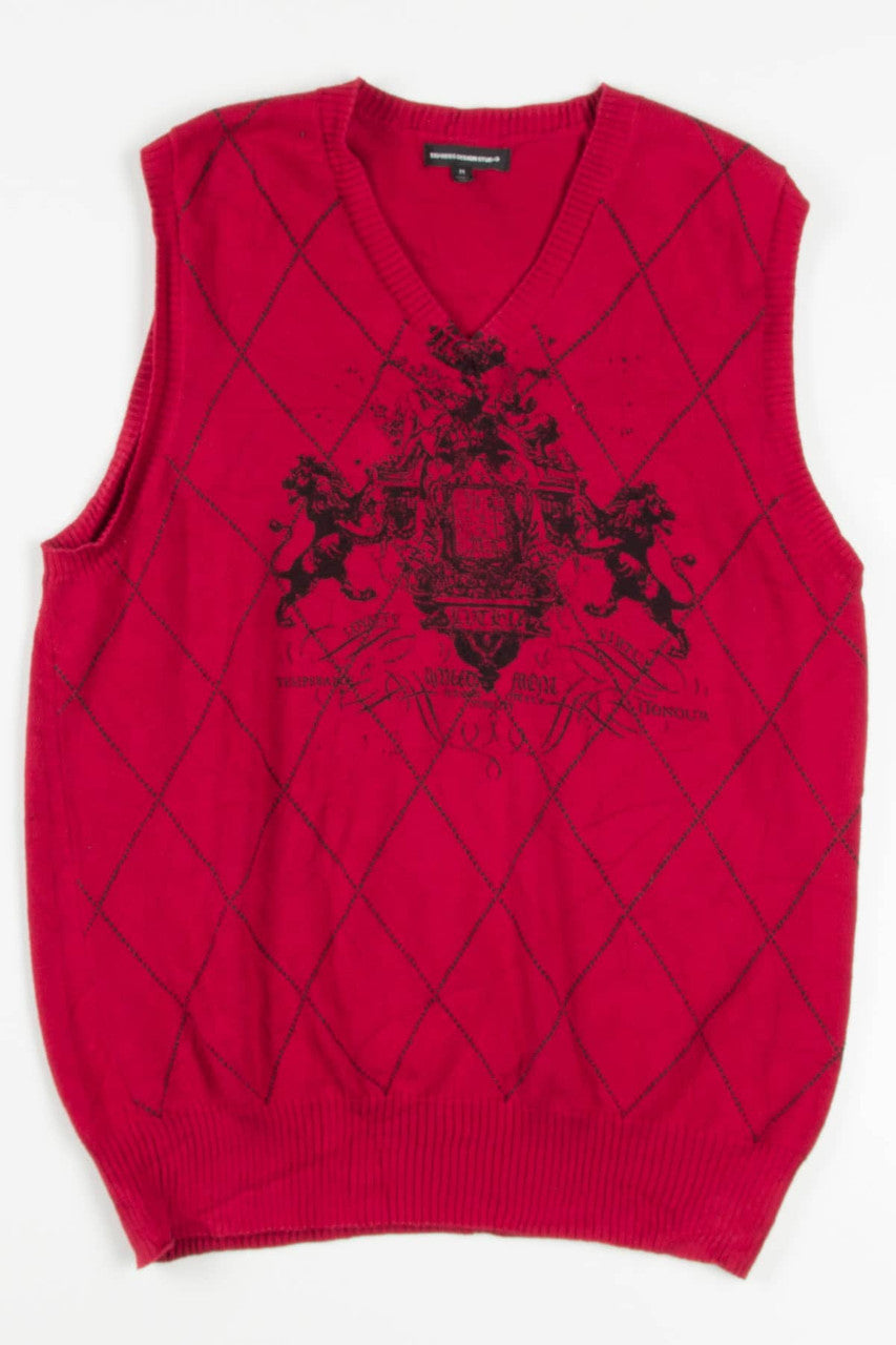 Lion Crest Sweater Vest 219