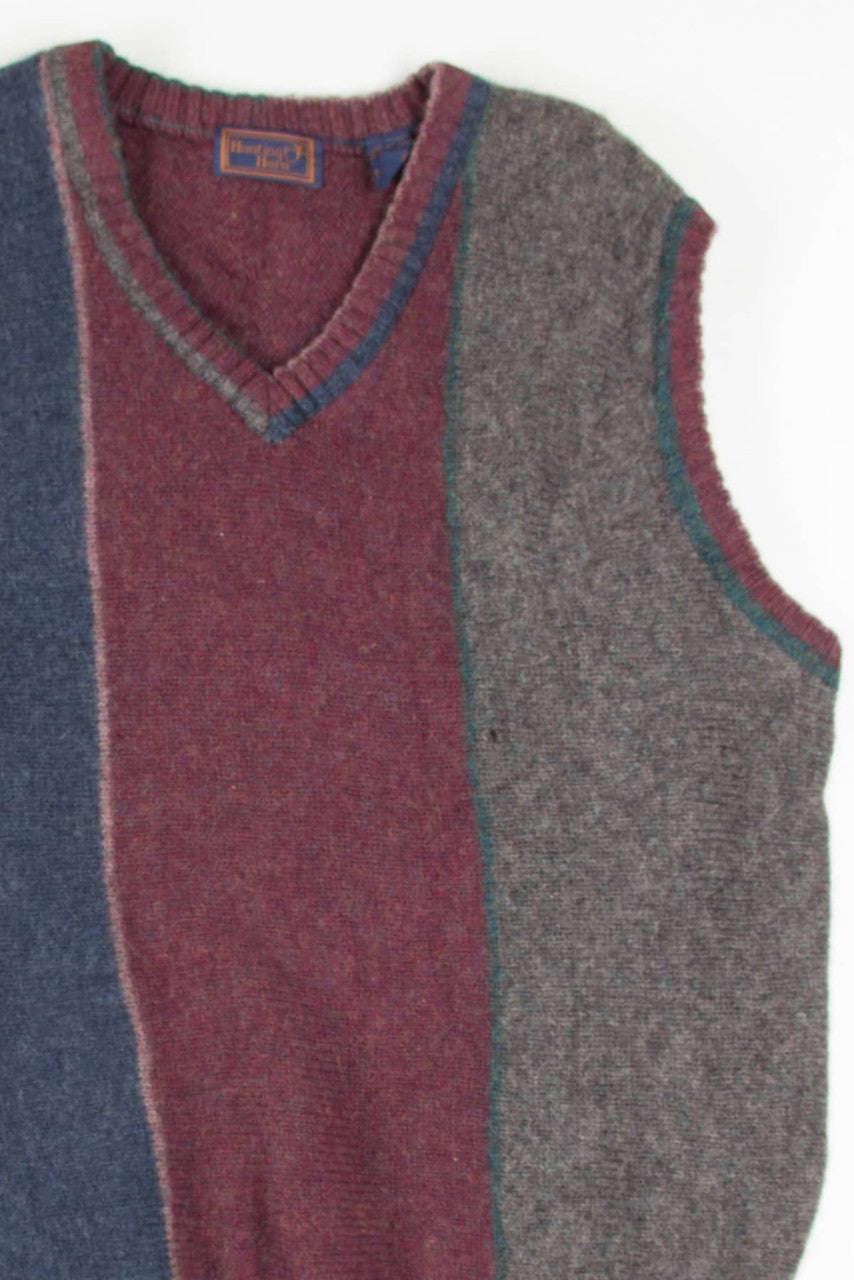 Tri Color Hunting Horn Sweater Vest 237