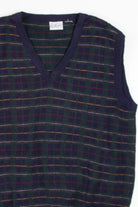 Vintage Plaid Italian Sweater Vest 240