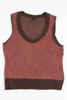 Rust Knit Talbots Sweater Vest 241