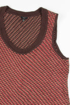 Rust Knit Talbots Sweater Vest 241