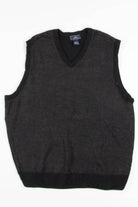 Black Chevron Dockers Sweater Vest 243