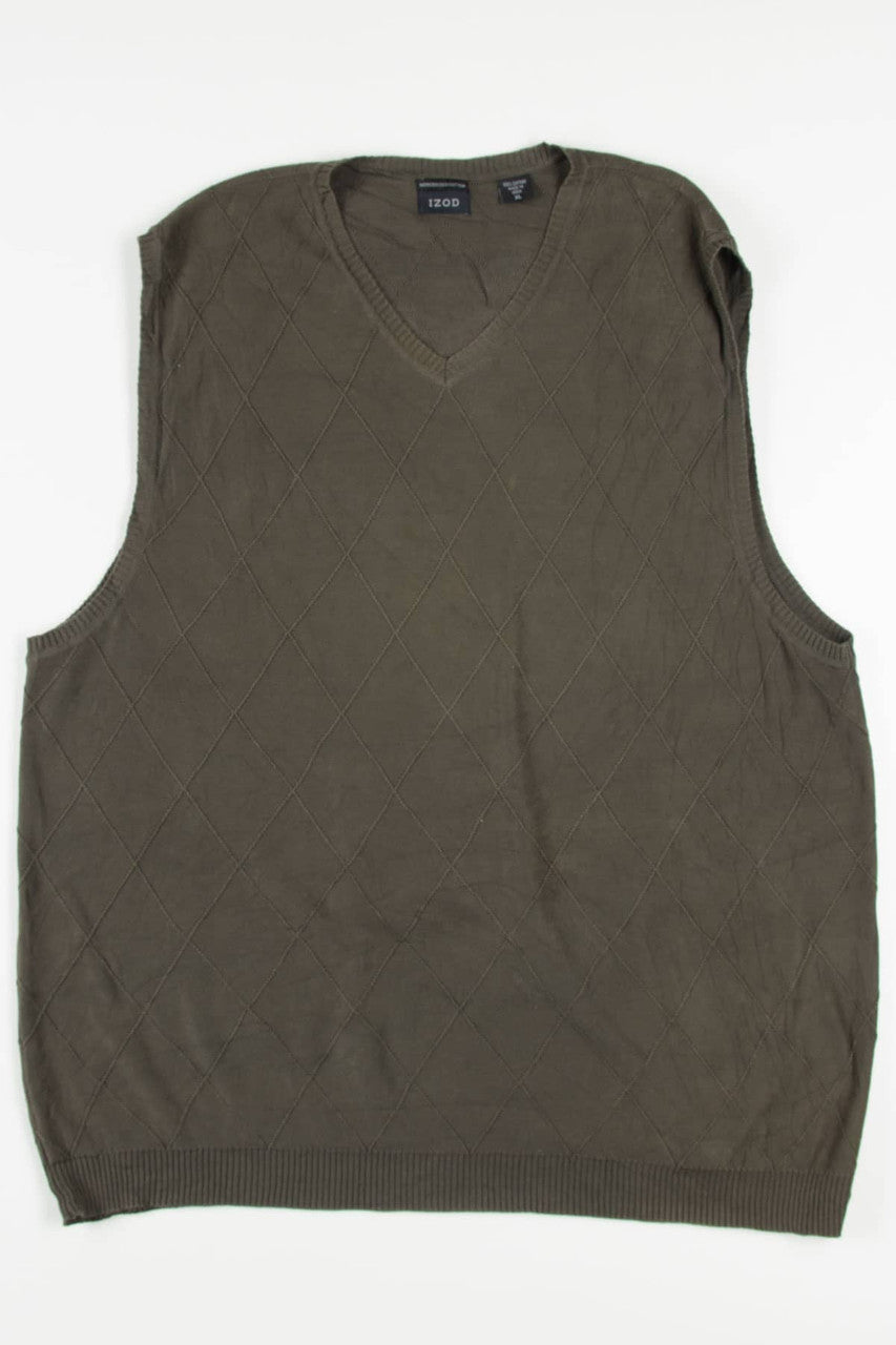 Olive Izod Sweater Vest 247