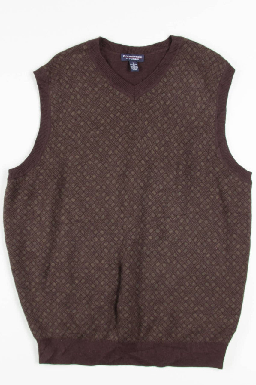 Brown Roundtree & Yorke Sweater Vest 254