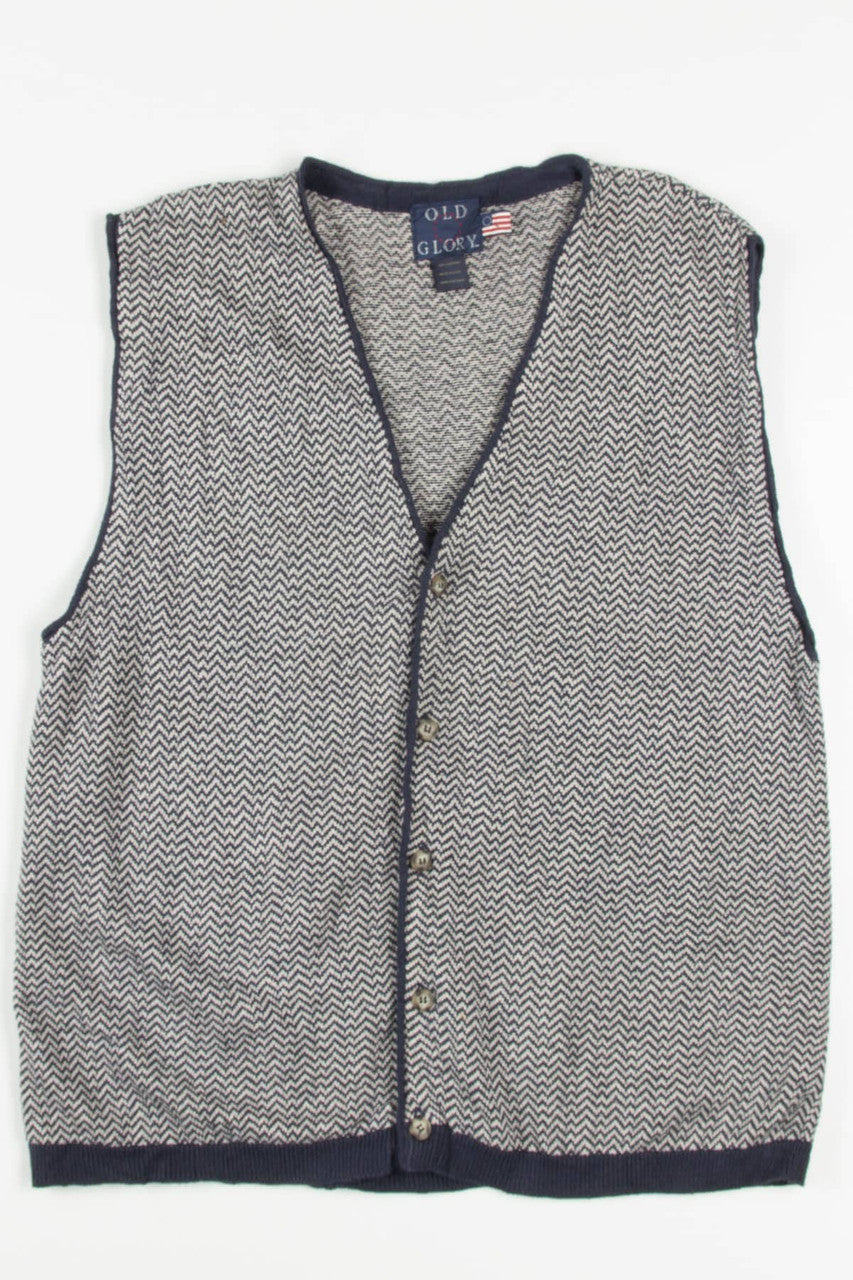 Chevron Old Glory Sweater Vest 256