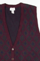 Burgundy Windridge Sweater Vest 259