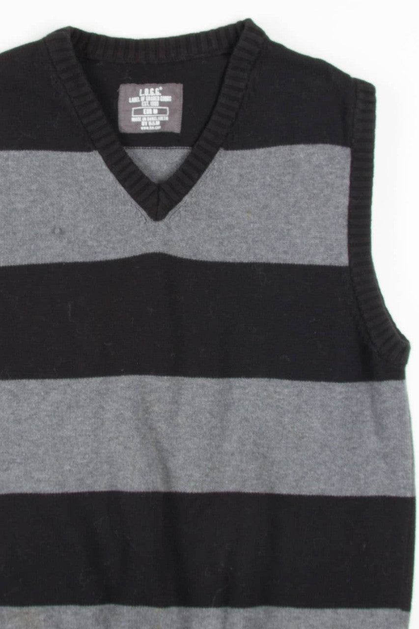 Wide Striped Sweater Vest 263