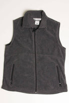 Charcoal Columbia Fleece Vest 271