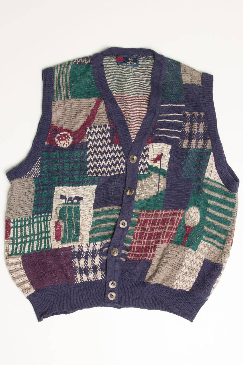 Vintage Golf Sweater Vest 274