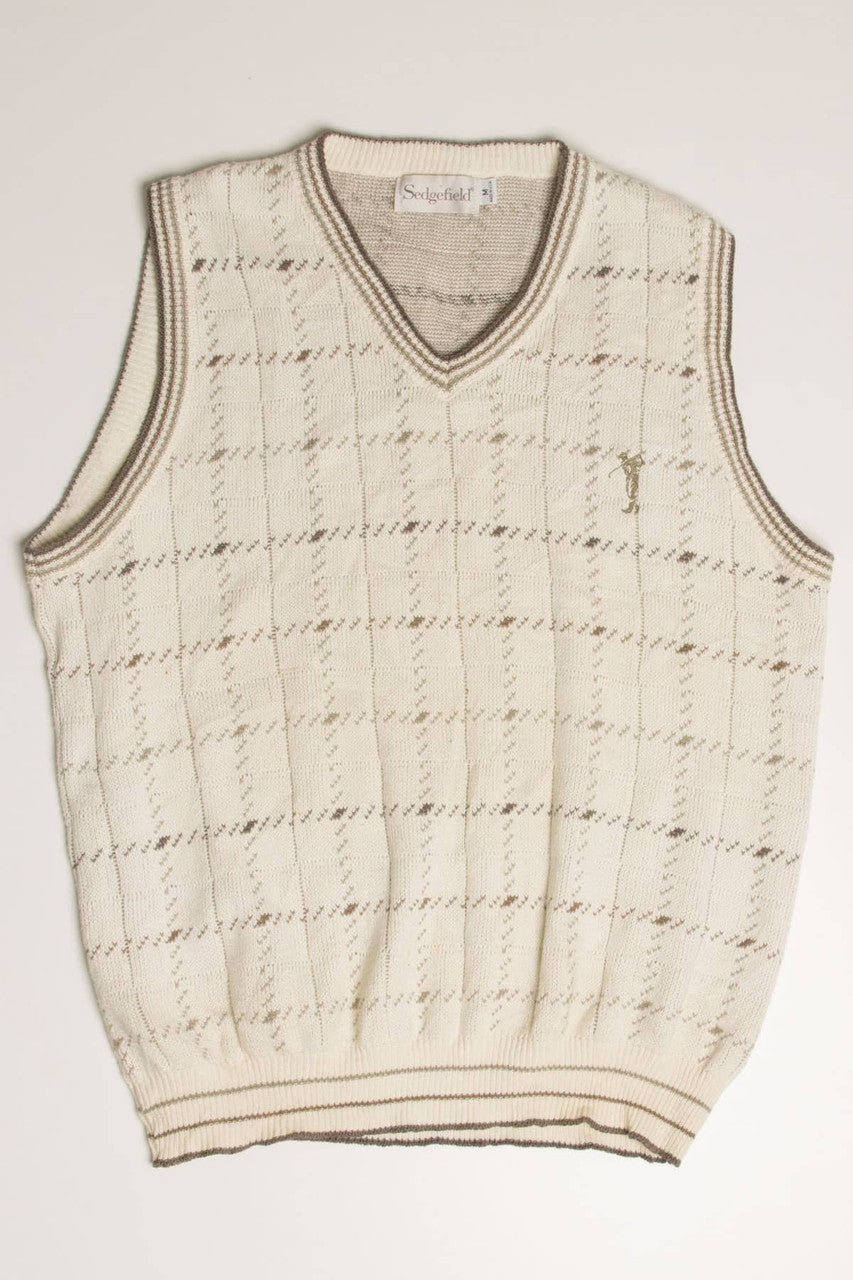Plaid Golfer Sweater Vest 282