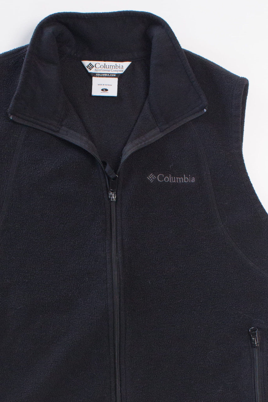 Black Columbia Fleece Vest