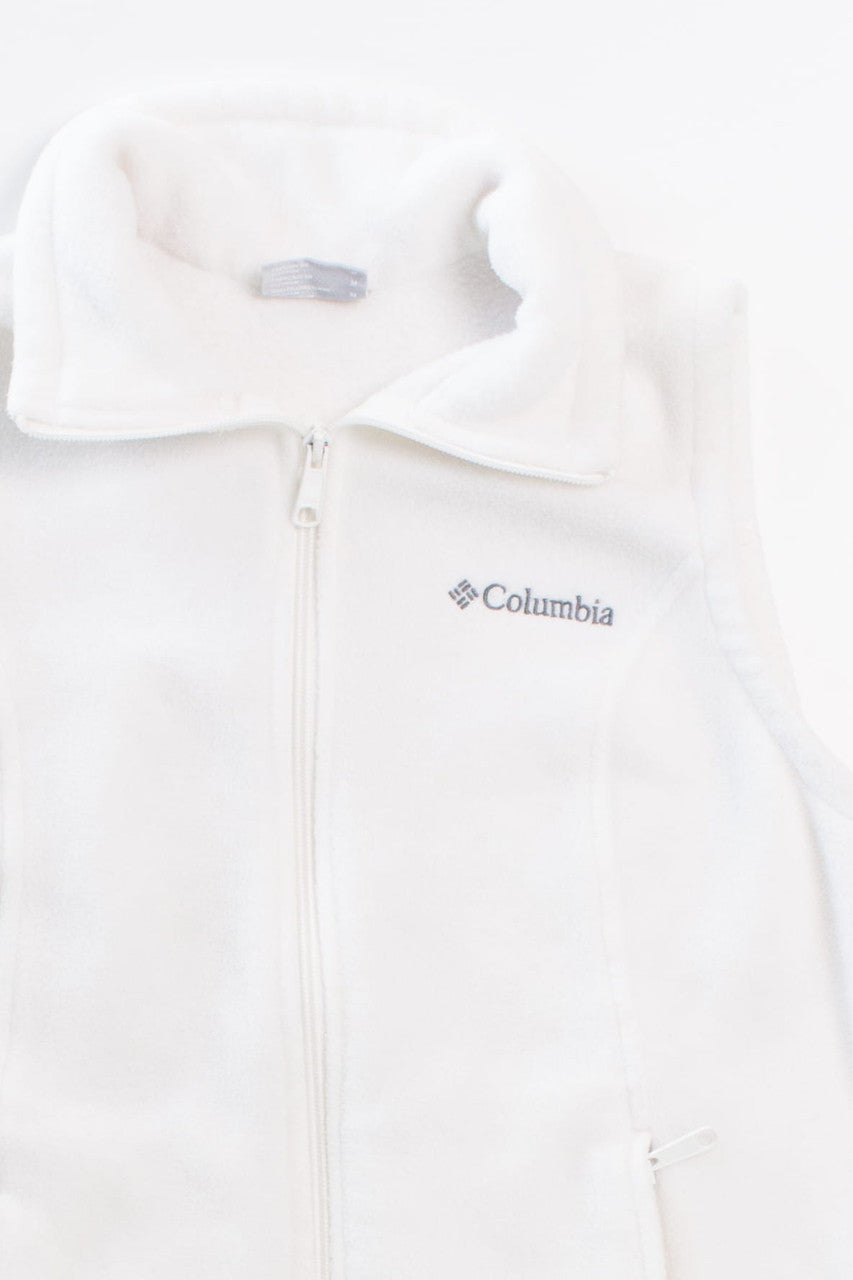 White Columbia Fleece Vest
