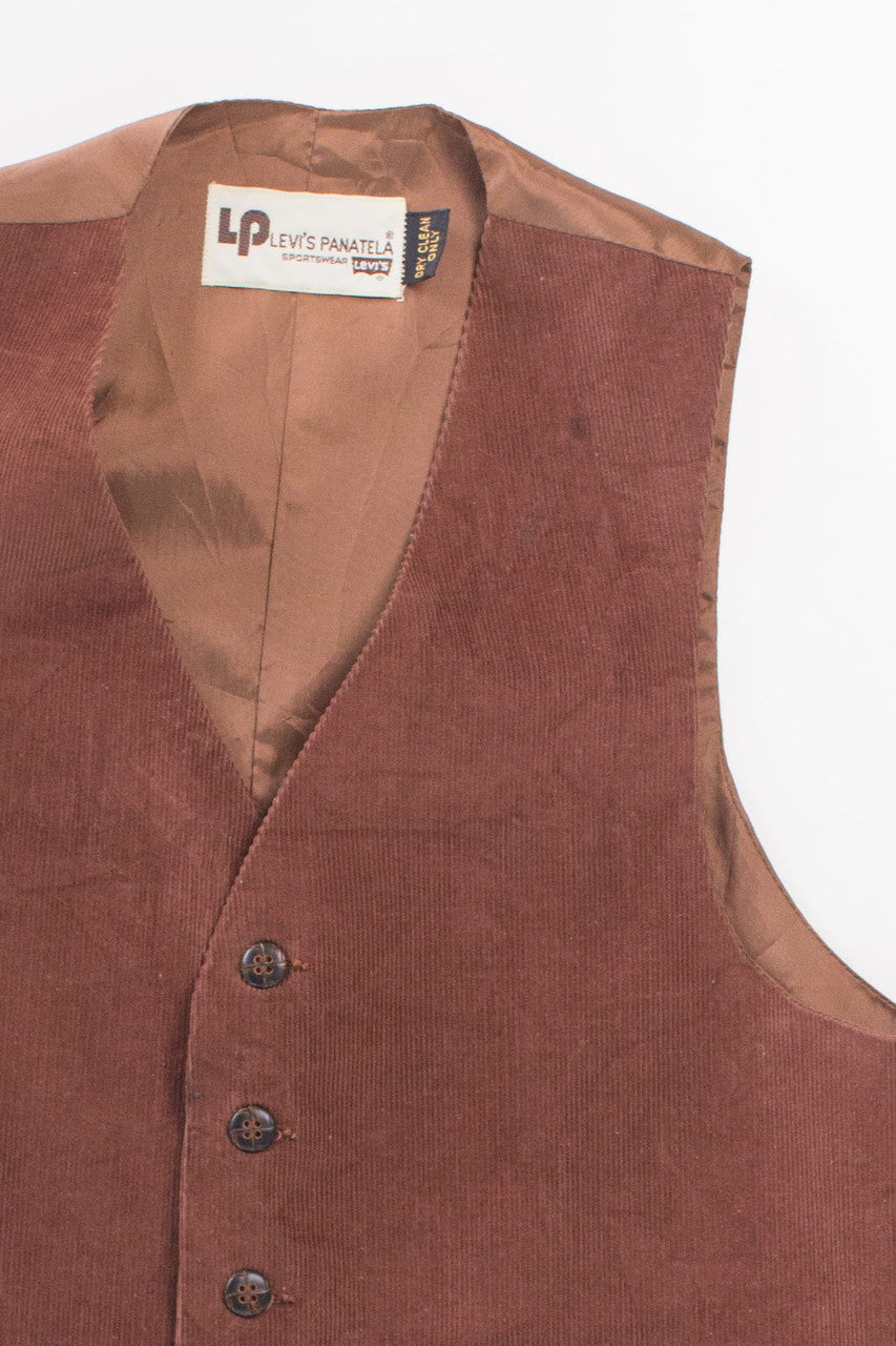 Vintage Levi's Panatela Corduroy Vest
