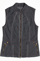 Gray Denim Vest