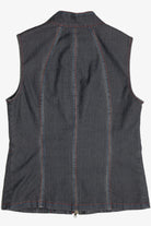 Gray Denim Vest