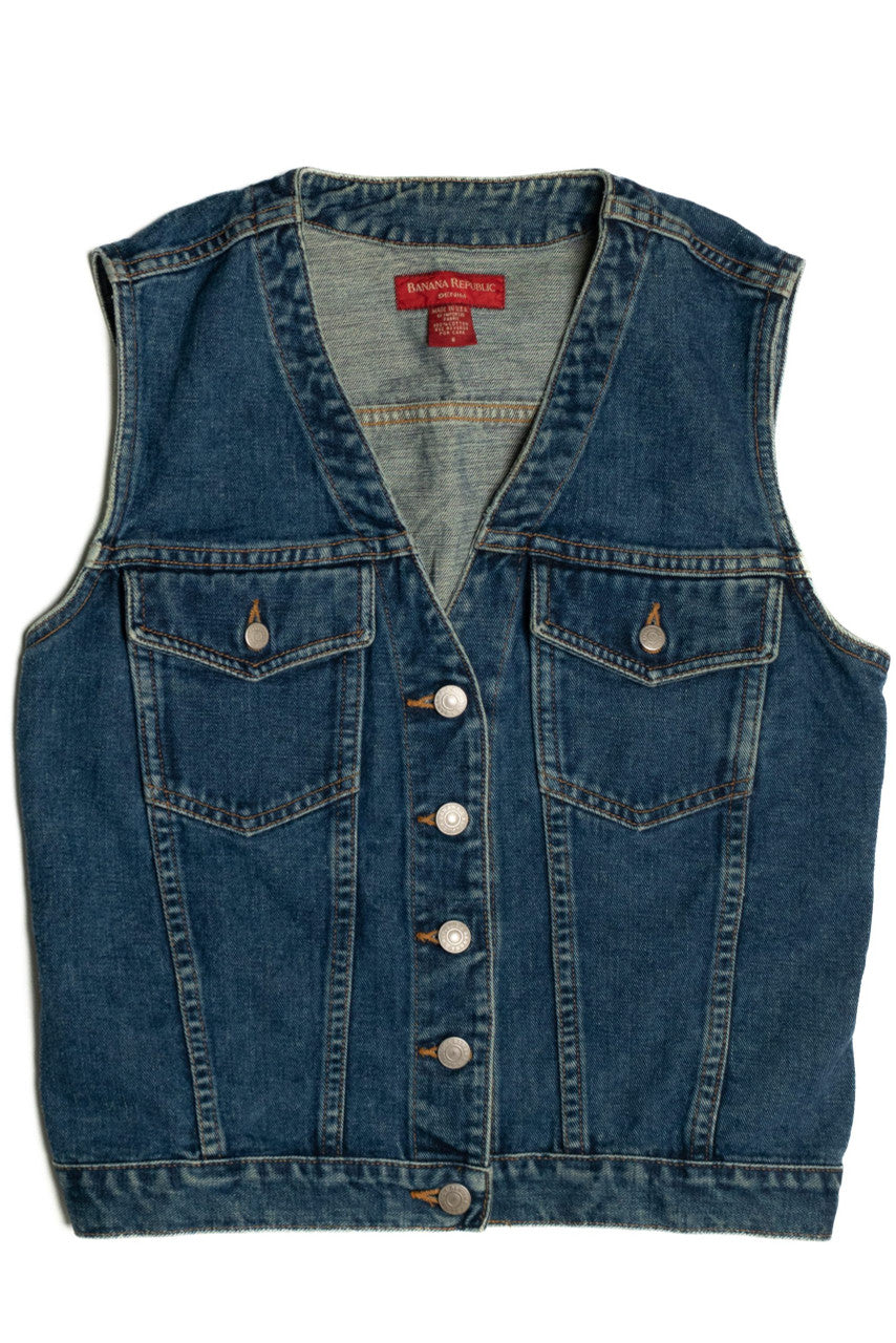 Denim Banana Republic Vest